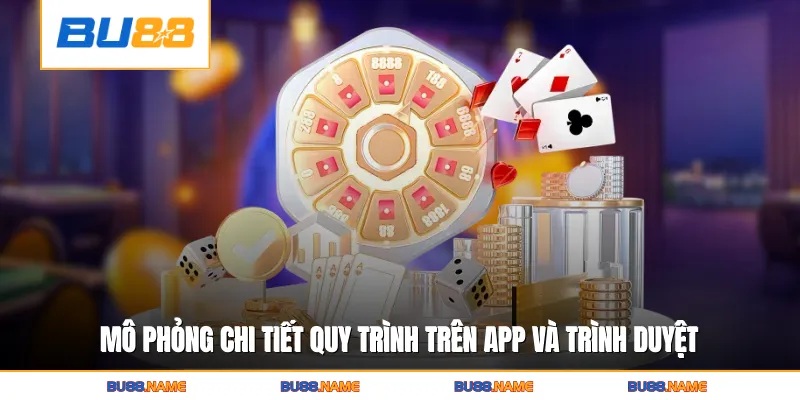 Đăng nhập 2 Mô phỏng chi tiết quy trình trên app và trình duyệt